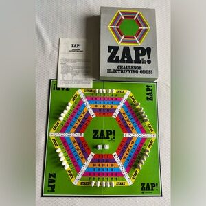 ZAP! Challenge Electrifying Odds! RARE Vintage (1970's) Game - Complete In Box